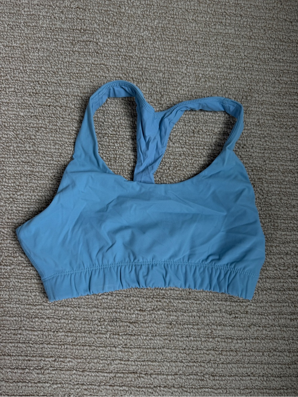 Outdoor Voices Blue Racerback Sports Bra
